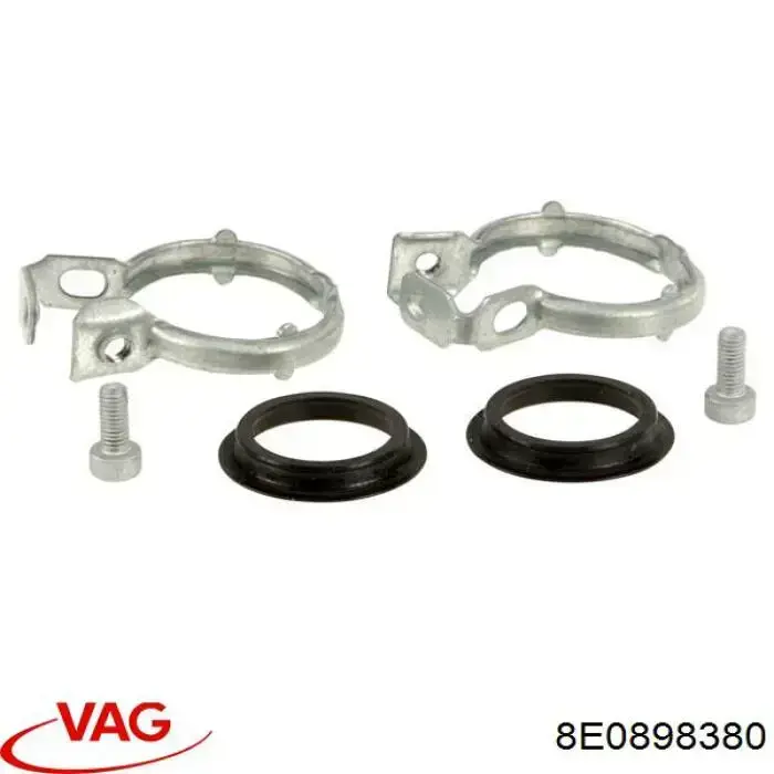 8E0898380 VAG Juego de juntas, Tubería de radiador de calefacción original y equivalente