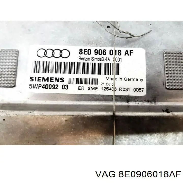 8E0906018AF VAG Мозги двигателя