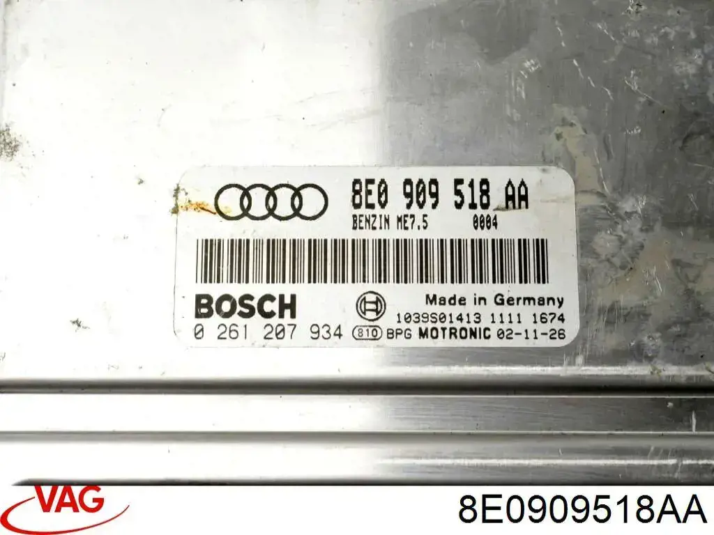 ЭБУ двигателем VAG 8E0909518AA цена, от 63.35 USD