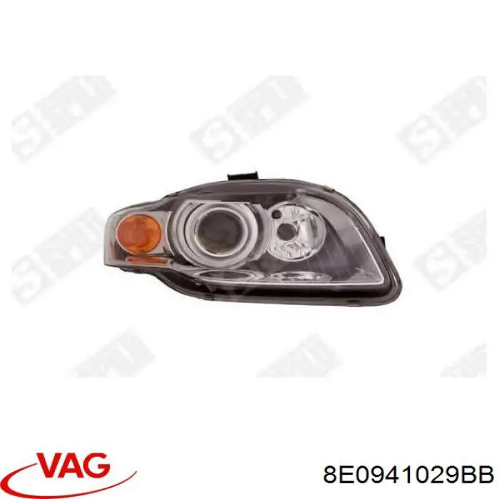 Купить 8E0941029BB VAG Фара левая передняя