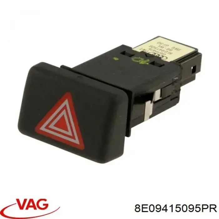 Кнопка включения аварийного сигнала VAG 8E09415095PR