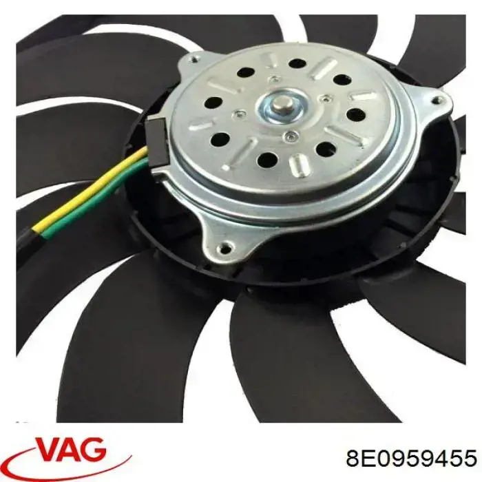 8E0959455 VAG электровентилятор охлаждения в сборе (мотор+крыльчатка)