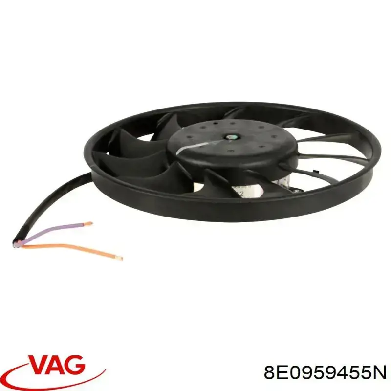 8E0959455N VAG вентилятор (крыльчатка радиатора охлаждения)