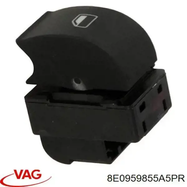Кнопка включения мотора стеклоподъемника передняя правая VAG 8E0959855A5PR