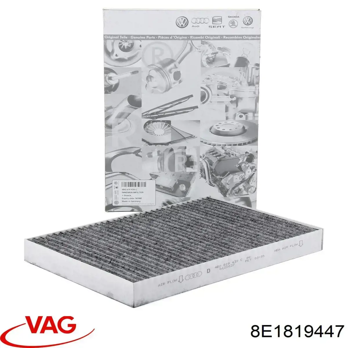 Купить 8E181944701CREF VAG Решетка дворников