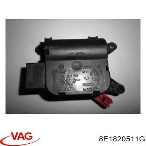 8E1820511G VAG Actuador de compuerta del calefacción original y equivalente