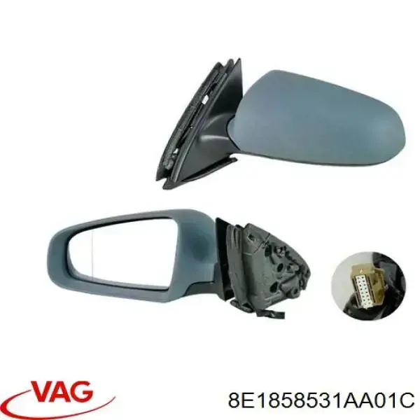 Зеркало заднего вида, левое VAG 8E1858531AA01C цена, от 60.81 USD