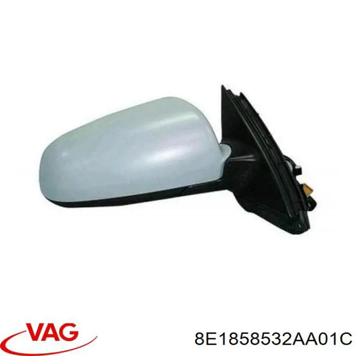 Купить 8E1858532AA01C VAG Корпус зеркала заднего вида правого (внутрення часть)