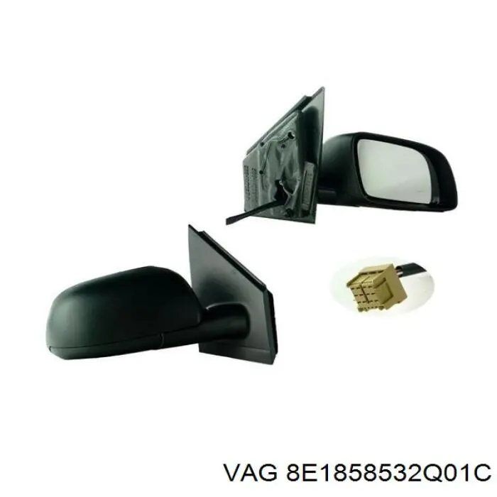 Корпус зеркала заднего вида правого (внутрення часть) VAG 8E1858532Q01C цена, от 43.08 USD