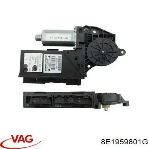 Мотор стеклоподъемника водительской двери VAG 8E1959801G цена, от 16.94 USD