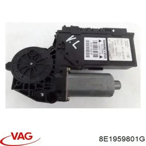Купить 8E1959801G VAG Мотор стеклоподъемника двери передней левой