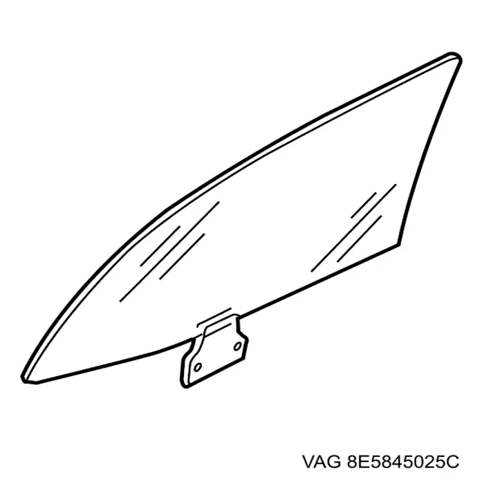 Купить 3R5845025 VAG Стекло двери задней левой