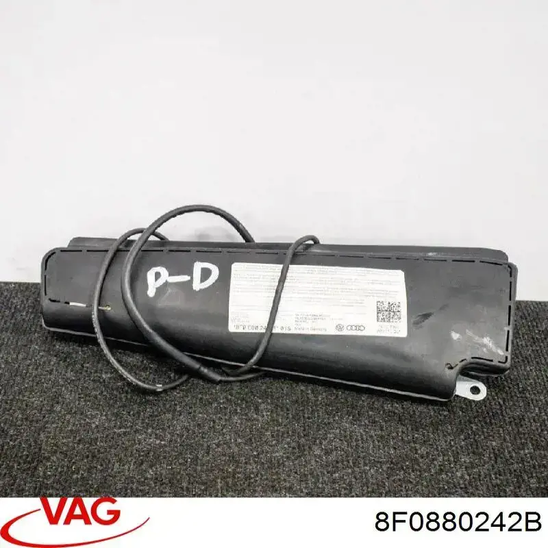 8F0880242B VAG Подушка безопасности AIRBAG спинки сиденья, правого
