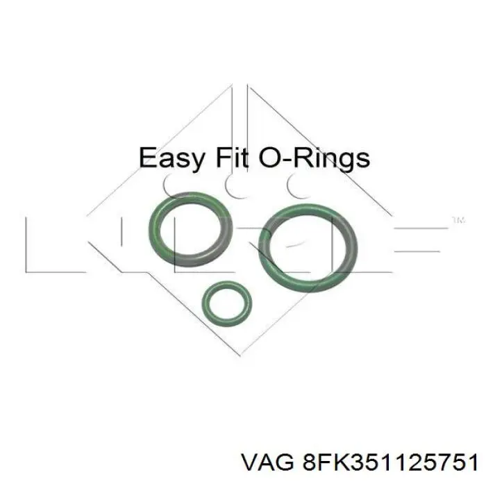 Компрессор кондиционера 8FK351125751 VAG