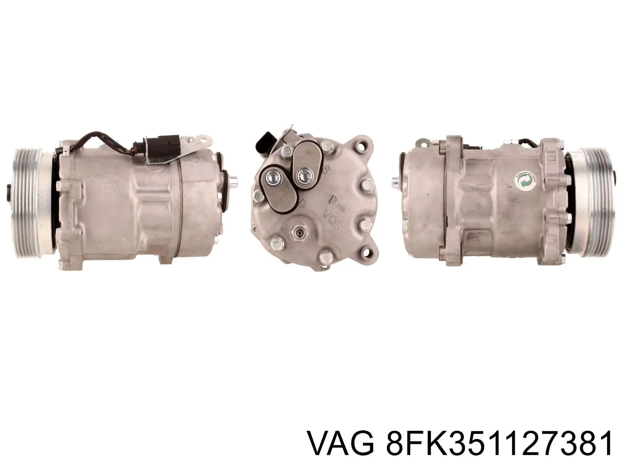 Компрессор кондиционера 8FK351127381 VAG