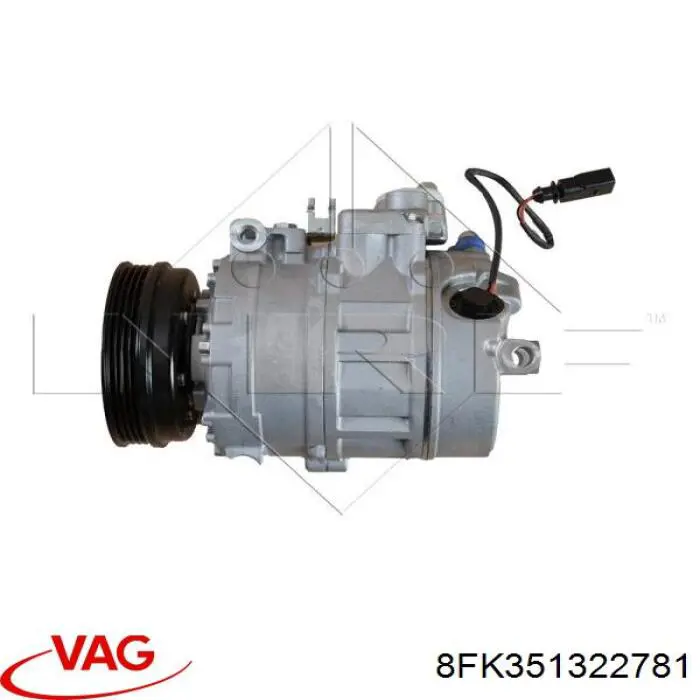 8FK351322781 VAG Compresor de aire acondicionado original y equivalente