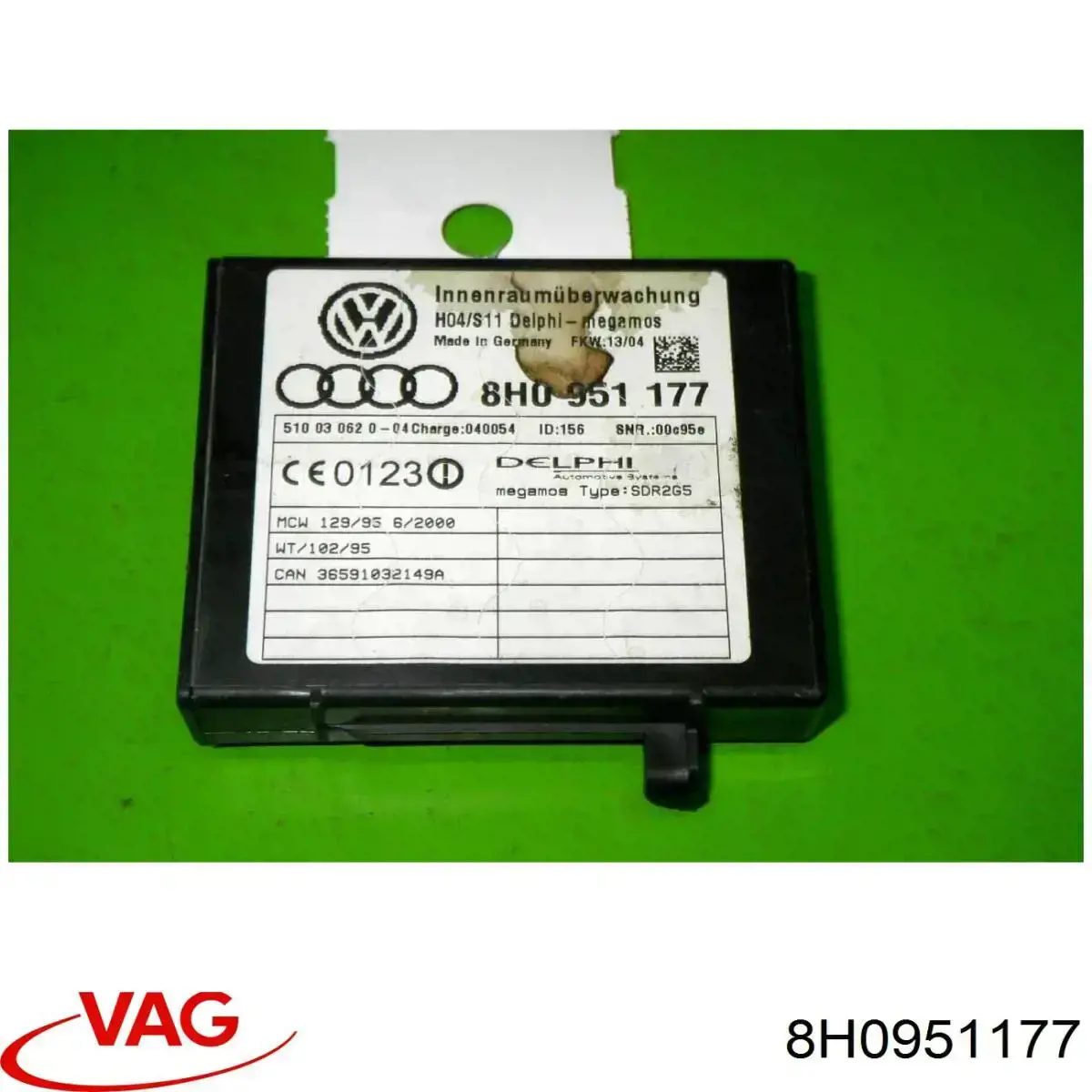 Датчик движения в салоне VAG 8H0951177 цена, от 9.84 USD
