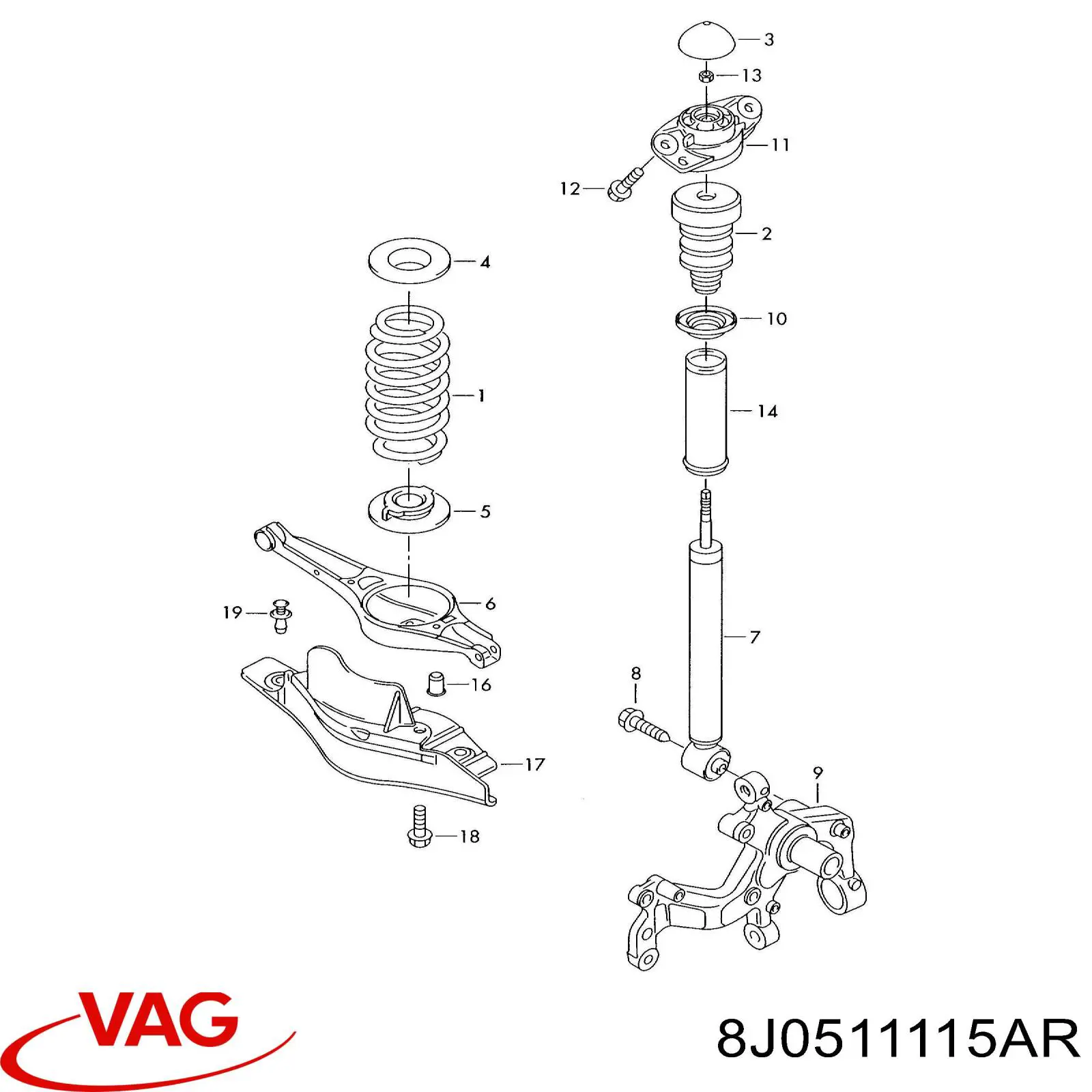 994592 Sachs Пружина подвески задняя