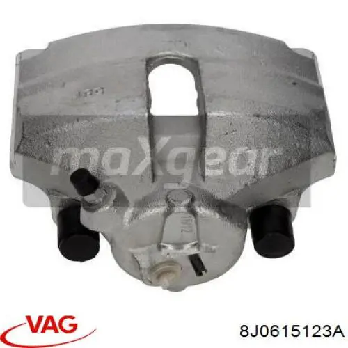 Купить 8J0615123A VAG Суппорт тормозной передний левый