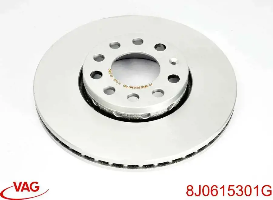 Передние тормозные диски 8J0615301G VAG