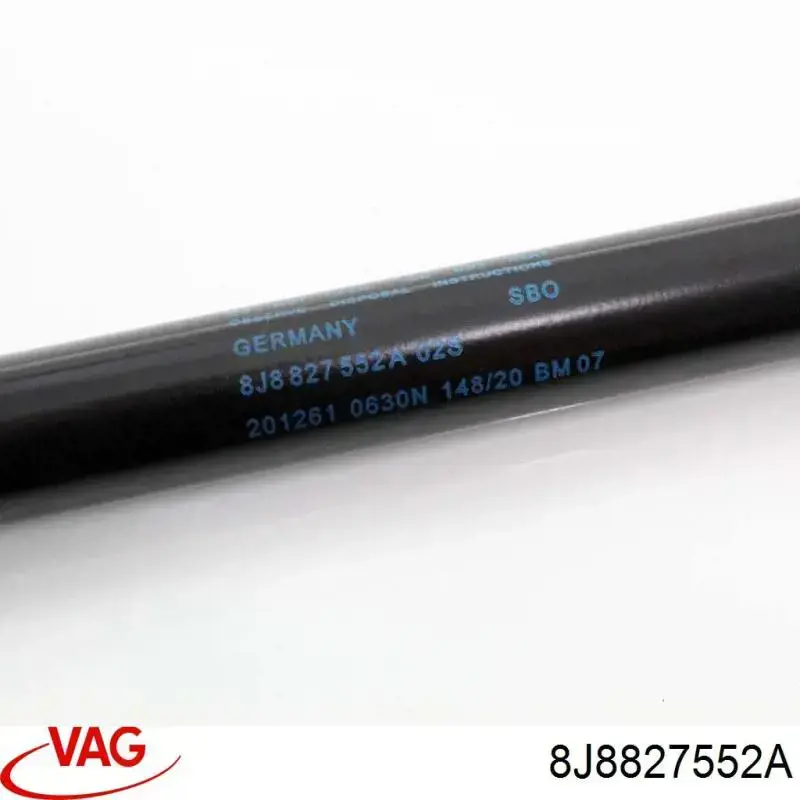 8J8827552A VAG Амортизатор крышки багажника