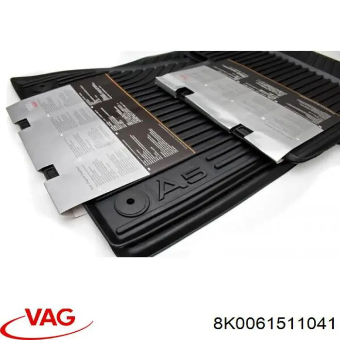 Купить 8K0061511041 VAG Резиновые коврики задние