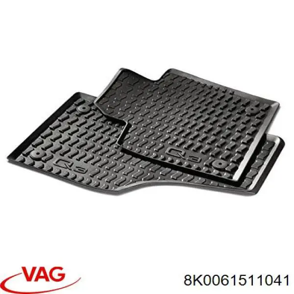 Задние коврики 8K0061511041 VAG