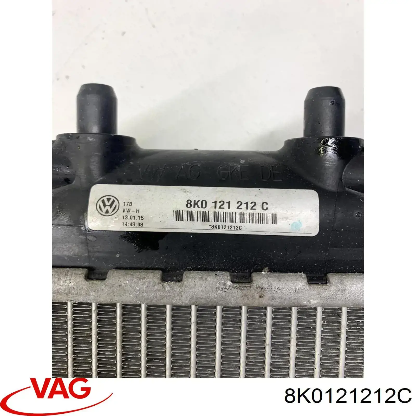 Радиатор охлаждения двигателя дополнительный VAG 8K0121212C цена, от 476.04 USD