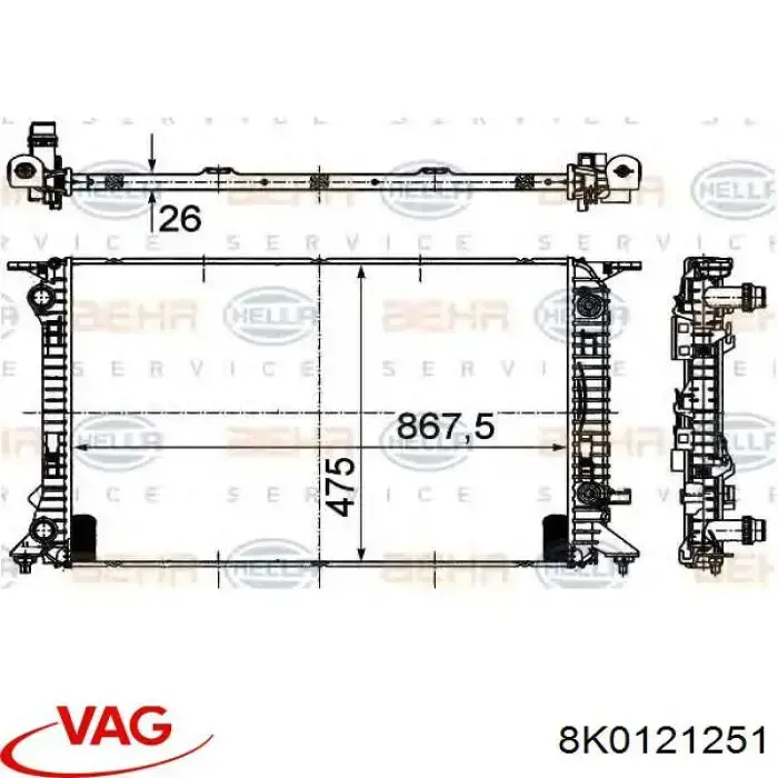  VAG 8K0121251