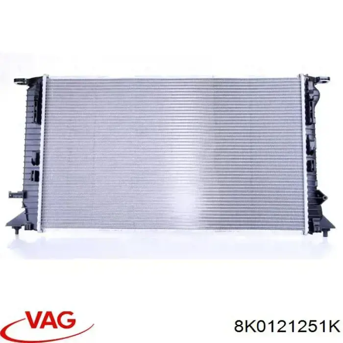 8K0121251K VAG radiador de esfriamento de motor