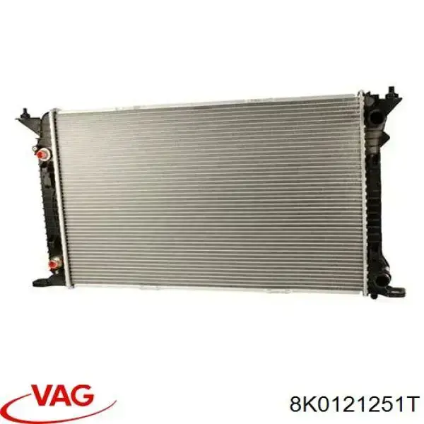 Радиатор охлаждения двигателя VAG 8K0121251T цена, от 108.32 USD