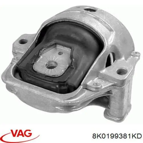 8K0199381KD VAG подушка (опора двигателя правая)