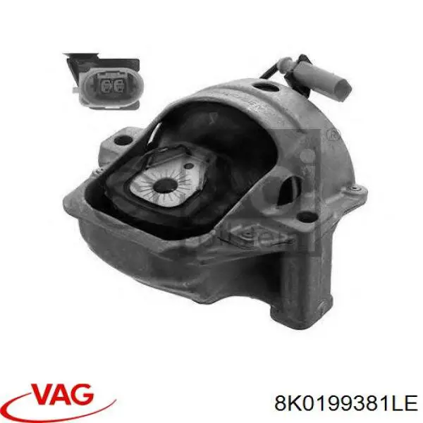 Купить 8K0199381LE VAG Левая подушка двигателя