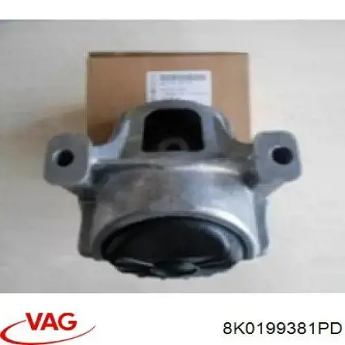 8K0199381PD VAG coxim (suporte direito de motor)