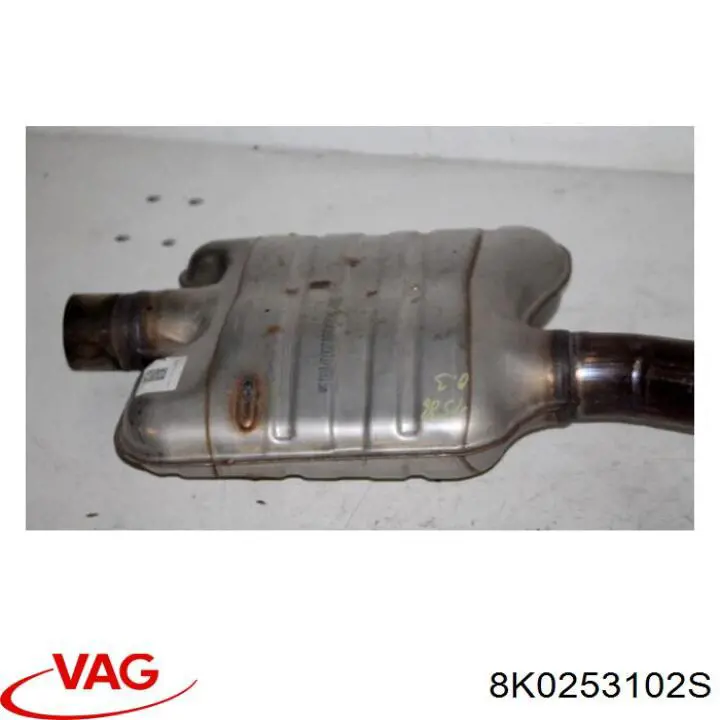 Глушитель, передняя часть VAG 8K0253102S цена, от 70.51 USD