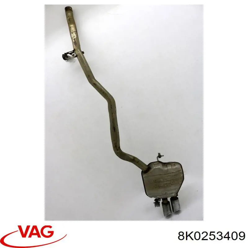 Средний глушитель VAG 8K0253409