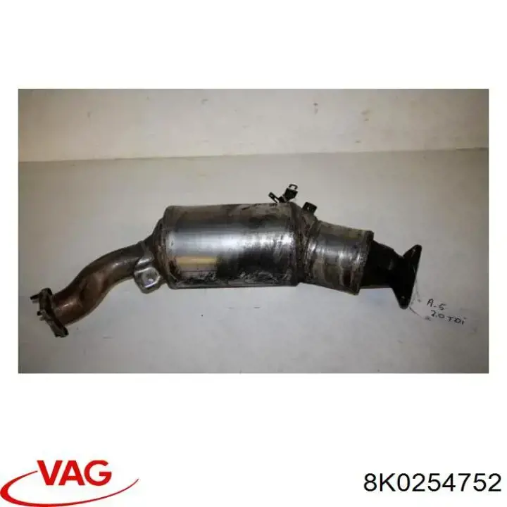 4G0254750FX VAG сажевый фильтр системы отработавших газов