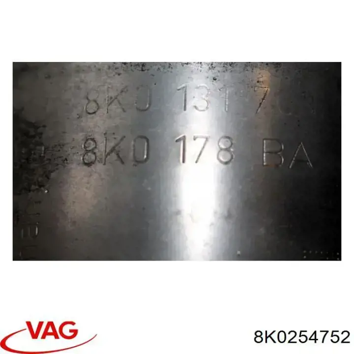 Сажевый фильтр 8K0254752 VAG