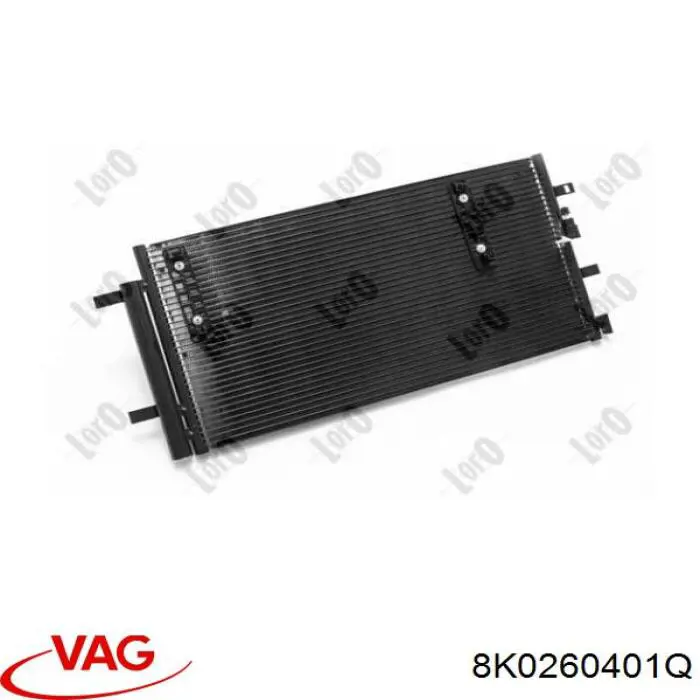 8K0260401Q VAG радиатор кондиционера
