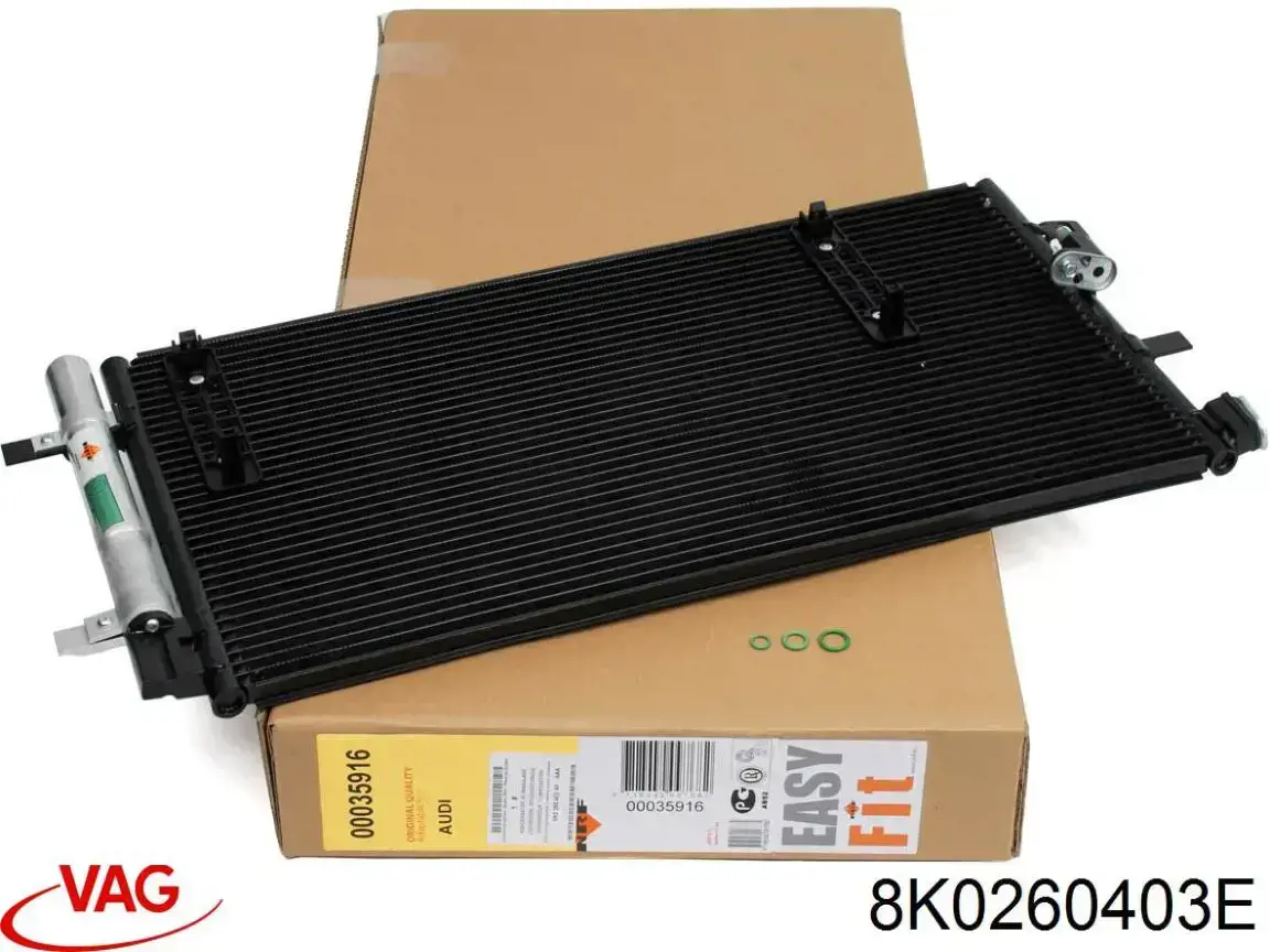 Купить 8K0260403E VAG Радиатор системы охлаждения кондиционера