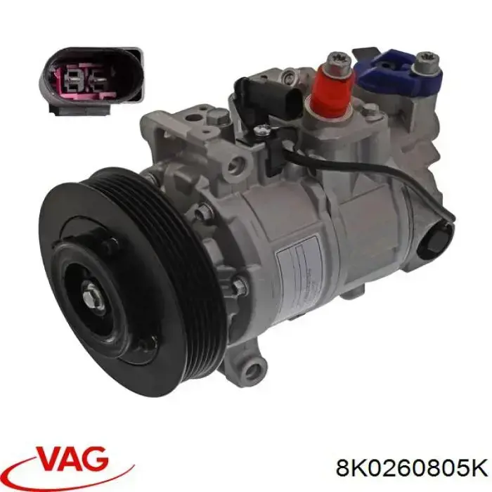 8K0260805K VAG compressor de aparelho de ar condicionado