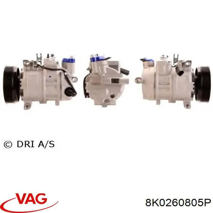 8K0260805P VAG компрессор кондиционера