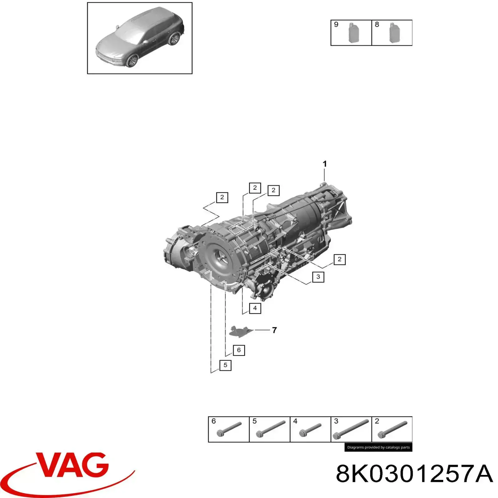 8K0301257 VAG 