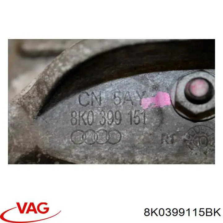 Купить 8K0399115BK VAG Кронштейн подушки КПП