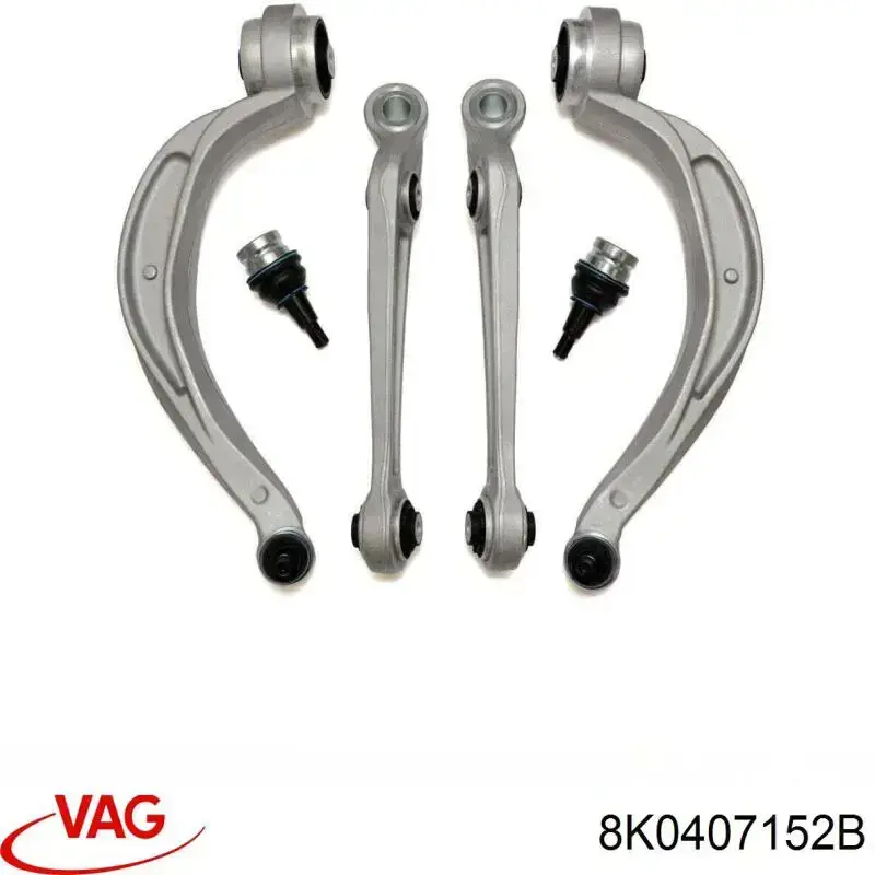 Правый рычаг передней нижней подвески VAG 8K0407152B цена, от 33.13 USD