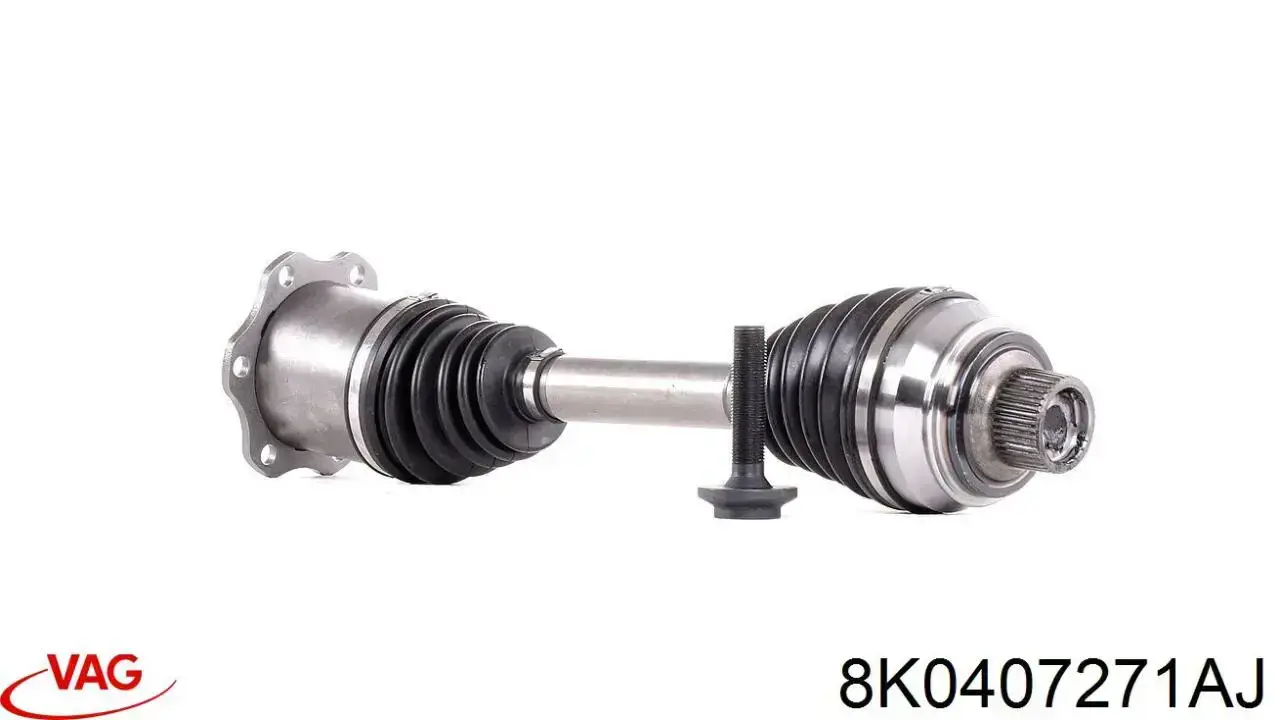Полуось (привод) передняя VAG 8K0407271AJ цена, от 54.46 USD