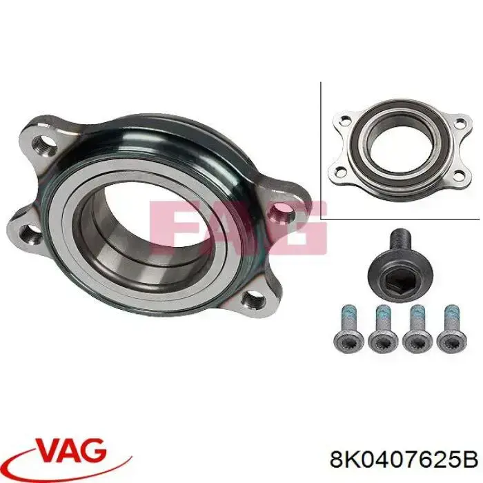 8K0407625B VAG Подшипник ступицы передней и задней