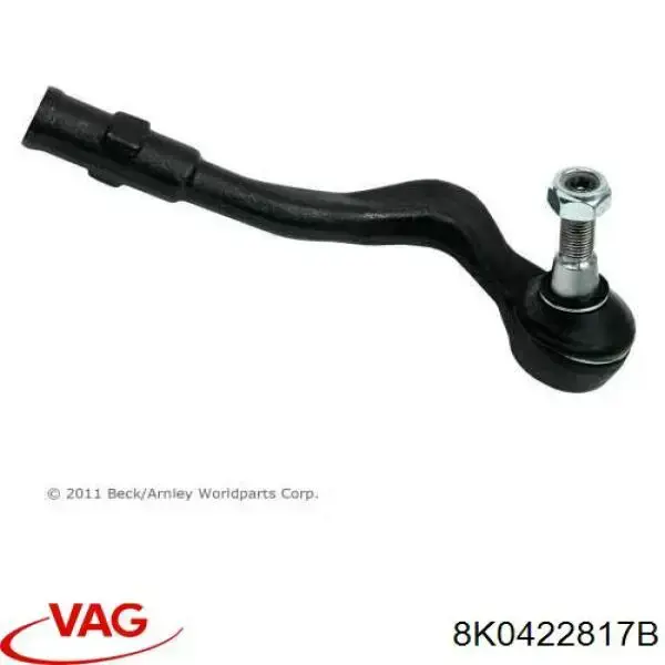 Купить 8K0422817B VAG Наконечник рулевой тяги, внешний