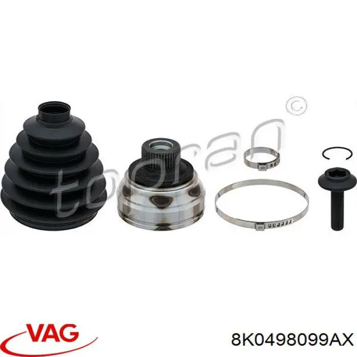 Граната колесная VAG 8K0498099AX цена, от 37.80 USD