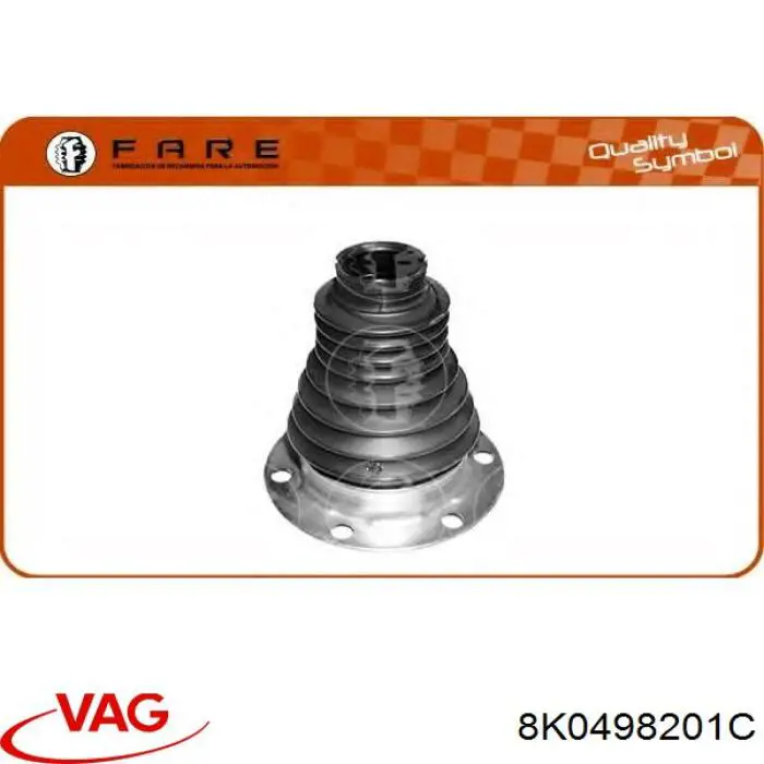 Пыльник ШРУСа внутренний, передней полуоси VAG 8K0498201C